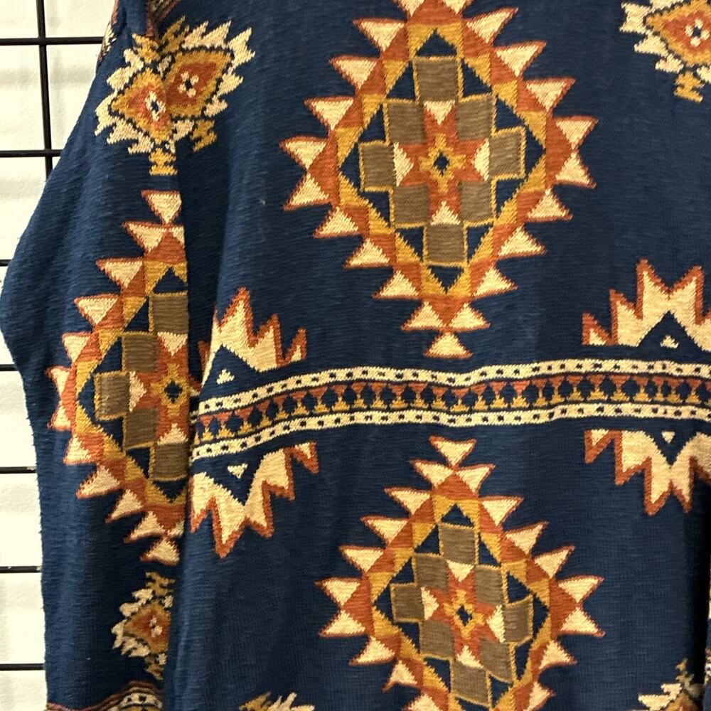 Faherty B Yellowtail X Lodge Cardigan Med Organic Cotton NEW $298 Western Cozy - Picture 9 of 12